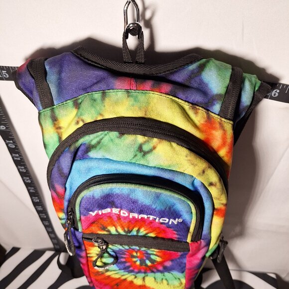 Vibedration Hydration Backpack w/o bladder - Rainbow Tie Dye main image 11
